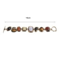 thumbnail image 5 of opvise Easy-hook Clasp Alloy Link Chain Retro Bracelet Exaggerated Irregular Stone Women Bracelet Hand Decor, 5 of 7