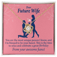 thumbnail image 3 of To My Fiancee  Fiancee Birthday Infinity Knot Necklace Message Card, 3 of 17