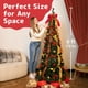 thumbnail image 3 of Árbol de Navidad Prextex Premium de 6 pies con 350 luces cálidas doradas y rojas, 3 of 7