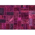 thumbnail image 1 of Ahgly Company Indoor Rectangle Oriental Pink Modern Area Rugs, 2' x 5', 1 of 4