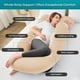 thumbnail image 2 of Almohada para Embarazo Sasttie en Forma de U Jumbo 152x76 cm Beige, 2 of 7
