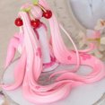 thumbnail image 2 of Hatsune Miku Anime Figure Sitting Pose PVC Model Toy Cherry Blossom Decoration Collectible Gift, 2 of 9