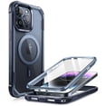 thumbnail image 1 of Funda para teléfono i-Blason Ares Magnetic con protector de pantalla para iPhone 15 Pro Max, color azul, 1 of 7