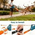 thumbnail image 4 of Leaf Blower Attachment - Leaf Blower Air Booster, Turbo Nozzle Extension Boosts Speed & Power, Universal Fits All 2-4 in Circular Nozzle Blowers for Yard, Lawn, and Driveway Cleanup (1PCS Orange), 4 of 8