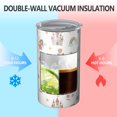 thumbnail image 2 of 20oz Coffee Tumblers White Fairy Castle Pattern Stainless Steel Vacuum Insulated Travel Tumbler Coffee Cups Mug with Lid and Straw with Cleaning Brush for Cold & Hot Drinks, 2 of 5