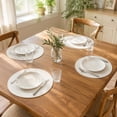 thumbnail image 6 of Round Table Mat, 6 Inch Diameter Blush Pink Silicone Heat Mat, Double Sided Skid Resistant Dinner Table Protector, Waterproof Bpa Free Silicone Trivet Coaster, Dishwasher Safe, 6 of 8