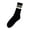 A-Black184, variant on Yuanlong Womens Vintage Stripe Athletic Crew Socks Cotton Knit Soft Breathable Casual Sport Running Socks
