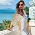 thumbnail image 6 of Marble Light and Breathable Chiffon Yarn Silk scarf for Women, Translucent 180*73 Size - Elegant Head Scarf for All Seasons, 6 of 6