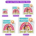 thumbnail image 5 of Goodbye Summer American Shorthair Hello Fall Time for School Cutout Transfer Sticker Cat Lover Kitten Owner Gifts Transparent Decal Art Decor - 02014, 5 of 5