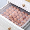 thumbnail image 3 of Deviled Egg Containers with Lid, 34-Grid Egg Holder for Fridge, Stackable Clear Egg Container for Refrigerator Storage, BPA-Free Egg Storage Box for 34 Eggs, Fridge Organizer Tray for Kitchen, 3 of 8