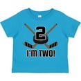 thumbnail image 3 of Inktastic 2nd Birthday Ice Hockey Sports Party Boys Boys Toddler T-Shirt, 3 of 5