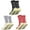 Black/White/Red, variant on QCWQMYL Mens Soccer Socks Anti Slip Grip Soccer Socks for Men 9-12 4 Pack Non-slip