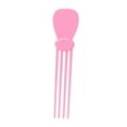 thumbnail image 2 of Peine para masaje del cuero cabelludo, masaje de cabeza, regalo para el hogar, raspado de guasha, cuero cabelludo, viaje, con gua sha, peine gua sha Rosa, 2 of 8