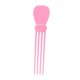 thumbnail image 2 of Peine de masaje para el cuero cabelludo, ideal para adultos, trabajo, viajes, familia, regalo, peine raspador Gua Sha. Rosa, 2 of 8