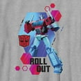 thumbnail image 2 of Boy's Transformers: EarthSpark Optimus Roll Out  Graphic Tee Athletic Heather X Large, 2 of 5