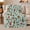 Stockings and Bells, variant on Playful Festive Characters Light Teal Holiday Pattern Cheerful, Festive Holiday Scene, Warm Flannel Blanket for Living Room and Reading Nook, Art Lovers Christmas Gift, Festive Home Decor