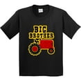 thumbnail image 3 of Inktastic Red Tractor Big Brother Youth T-Shirt, 3 of 5
