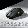 thumbnail image 2 of Redragon M719 Pro Wireless Optical Gaming Mouse, 8 Programmable Buttons, RGB 10,000 DPI, Ergonomic PC Computer Gaming Mice, 2 of 6