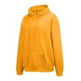 thumbnail image 6 of NMMUED Womens Glitter Rhinestone Hoodies Sparkle Long Sleeve Hooded Sweatshirt Baggy Hoodie Oversized Y2k Streetwear Hoodie with Pockets Orange XXL, 6 of 9