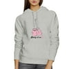 Bring It On Breast Cancer Awareness Grey Unisex Hooded Sweatshirt