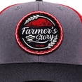 thumbnail image 4 of KNITE Gorra Farmer Wheat Negro Trucker Hombre Ajustable Estilo Rancher Original, 4 of 4
