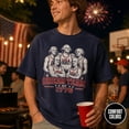 thumbnail image 2 of Funny Founding Fathers Shirt America 250th Anniversary Tee Patriotic Gift for History Buffs Dream Team 1776 Parody Gen X Fourth of July, 2 of 6
