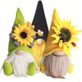 thumbnail image 1 of Exhibición de mantel de gnomo de primavera de girasol, bandeja escalonada de granja Figuras de gnomo escandinavo rústico, muñeca de abeja Xemadio HFP-0482, 1 of 8