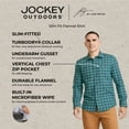 thumbnail image 3 of Jockey Outdoors Men's Slim Fit Flannel Field Shirt, 3 of 9