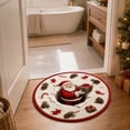 thumbnail image 3 of Christmas Rugs, Rugs Optical Illusion Christmas, Indoor Outdoor Use (60cm*60cm), 3 of 3