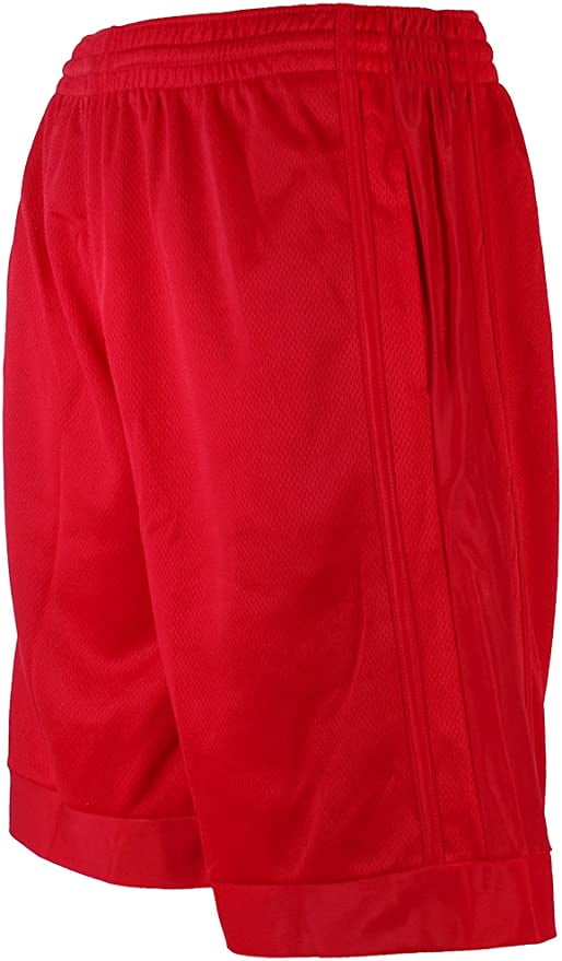 North 15 Men's Athletic Basketball Lightweight Shorts with Side Pockets