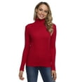thumbnail image 4 of PrettyGuide Women's Ribbed Turtleneck Long Sleeve Sweater, 4 of 6