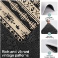 thumbnail image 3 of Black Geometric Triangle Diamond Pattern Kitchen Rugs Sets Of 3,Kitchen Runner Rugs Non Skid Washable,Decorative Kitchen Floor Mats for Kitchen,Sink,Laundry,17"x30"+ 17"x47" + 17"x59", 3 of 6