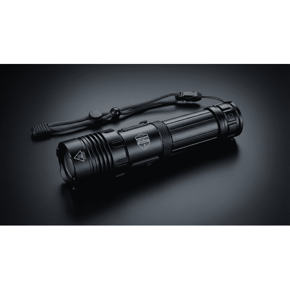 Tactical-1200 USB-C Rechargeable LED Flashlight with 5000 mAh Battery