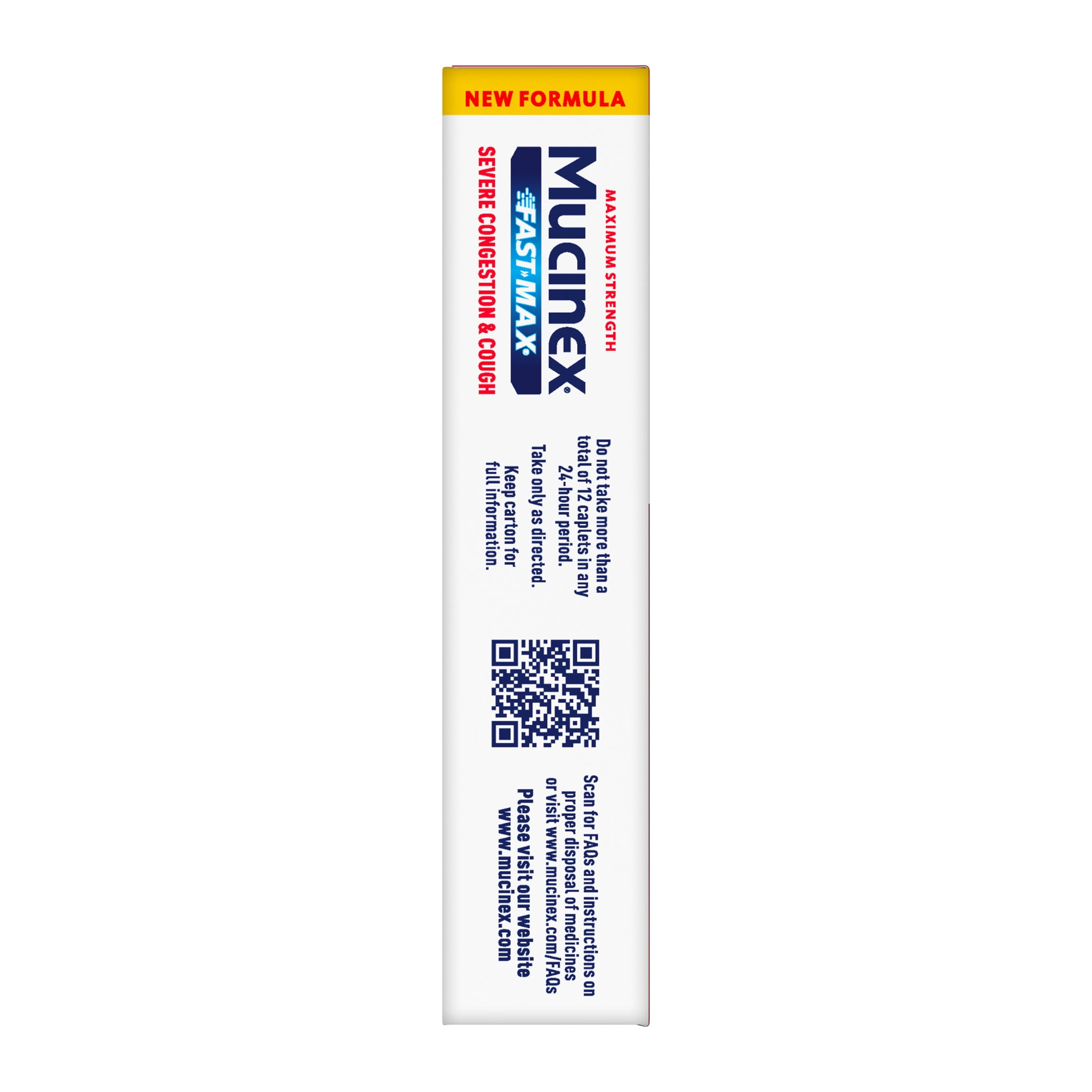Mucinex Fast-Max Severe Congestion & Cough Medicine for Adults, Cough & Bothersome Mucus Relief with Dextromethorphan HBr & Guaifenesin, Cough Suppressant & Expectorant Medicine, 20 Count