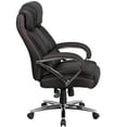 thumbnail image 6 of Flash Furniture HERCULES Series Big & Tall 500 lb. Rated Black LeatherSoft Executive Swivel Ergonomic Office Chair with Chrome Base and Arms, 6 of 7
