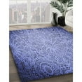 thumbnail image 2 of Ahgly Company Indoor Rectangle Patterned Day Sky Blue Area Rugs, 5' x 8', 2 of 6