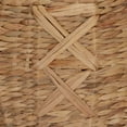 thumbnail image 4 of Household Essentials X-Weave Round Wicker Floor Basket, 4 of 7