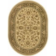 thumbnail image 3 of Sensation Transitional Ivory and Moss Green Indoor Area Rug, 6.7' x 9.6' Oval, 3 of 6