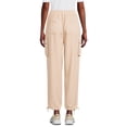 thumbnail image 3 of Time and Tru Women's Parachute Cargo Jogger Pants, 26", 27", 28" Inseam, Sizes XS-XXXL, 3 of 5