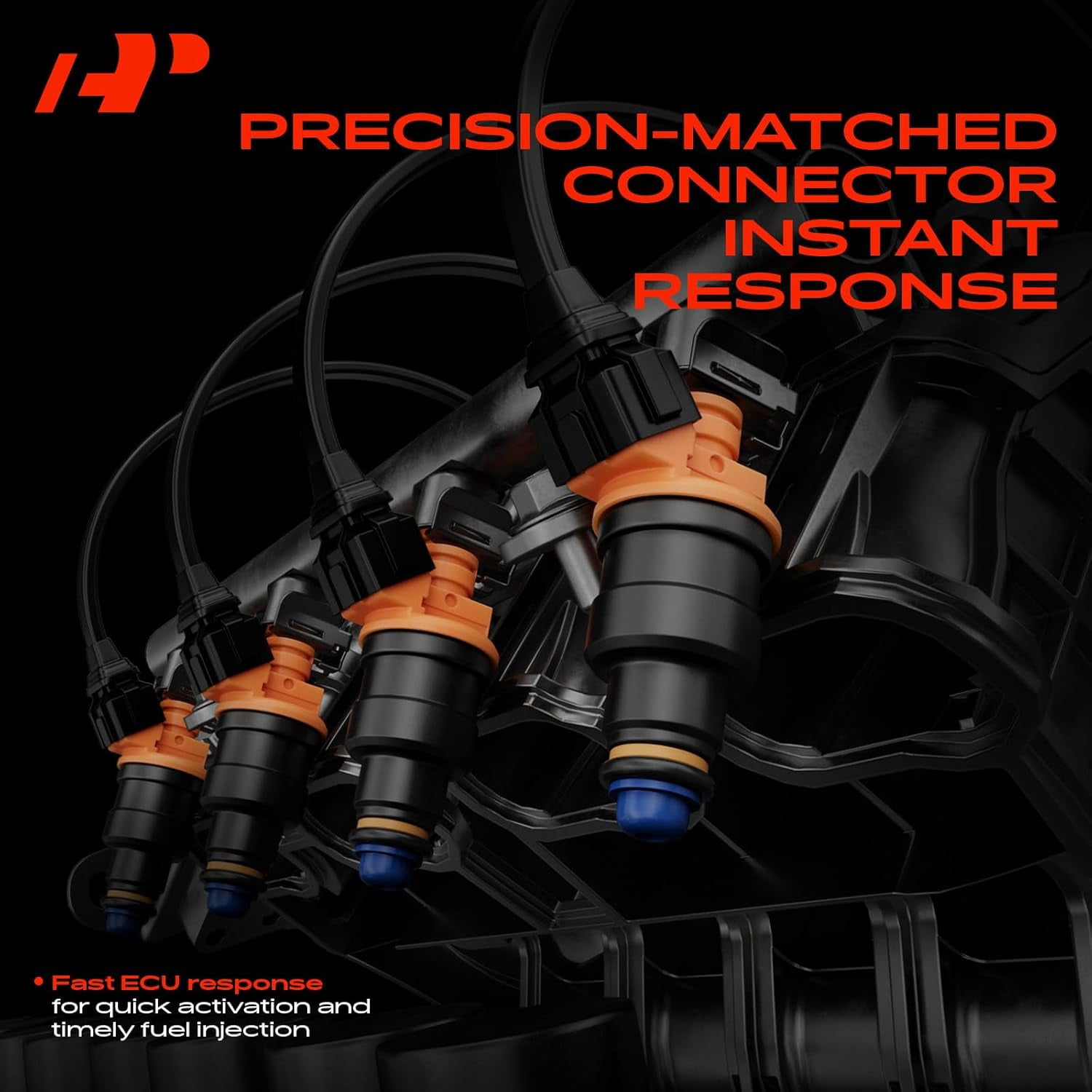 A-Premium Fuel Injectors Compatible with Jeep Compass 2007-2017, Patriot 2007-2017 & Dodge Journey 2009-2015, Avenger 2008-2014, Caliber & Chrysler 200, Sebring, 2.0L 2.4L, Set of 4