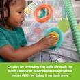 thumbnail image 4 of Bright Starts 5-in-1 Your Way Ball Play - Jumbo Play Mat Converts to Ball Pit Baby Gym, Newborns to Toddlers - Totally Tropical (Green), 4 of 10