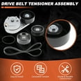 thumbnail image 4 of Unique Bargains 90K-38279A Tensor de correa serpentina con kit de polea tensora para Ford Fusion 2006-2009 Kit de tensor de correa de transmisión para Mercury Mariner 2008, 4 of 7