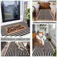thumbnail image 4 of Rustaa Tapis Intérieur Extérieur 3x5 Tapis de Porte d'Entrée Extérieur Tapis de Bienvenue en Coton Extérieur Tapis Superposé Style Ferme Lavable à Rayures Tapis Extérieurs pour Entrée, 4 of 8