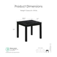 thumbnail image 4 of Furniture of America Versi Modern 3-Piece Coffee Table Set, Black, 4 of 15
