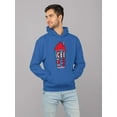 thumbnail image 2 of Classic Cup Design - Retro ICEE 'Coldest Drink In Town' Men's Hoodie, 2 of 4