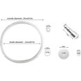 thumbnail image 4 of Clear Silicone Gasket Float and Seal Kit for 5/6 Litre Pressure Cookers, 4 of 9