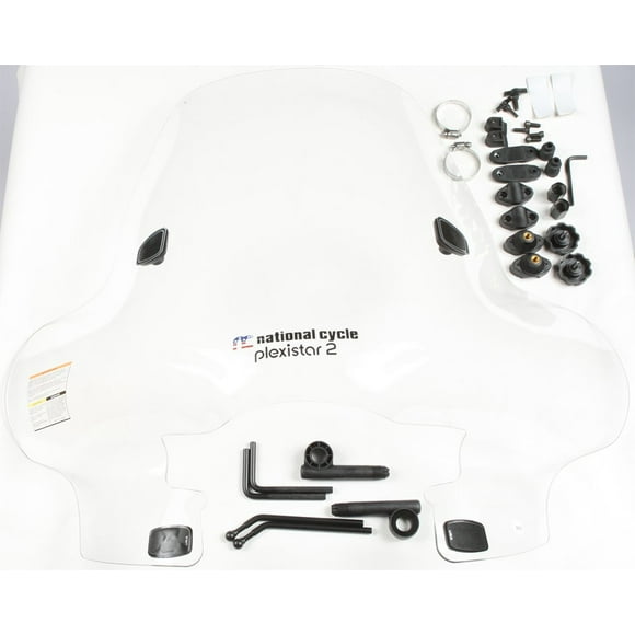 National Cycle N8372-01 Plexistar 2 Clear Windshield