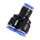thumbnail image 2 of Accesorios para manguera de aire con válvula neumática de presión, adaptador de plomería para instalación rápida, adaptador de manguera con tubo de plástico giratorio para conexión de aire, agua y, 2 of 8