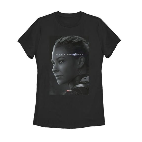 Women's Marvel Avengers: Endgame Wasp Poster  Graphic Tee Black Small