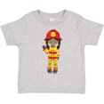 thumbnail image 3 of Inktastic African American Girl, Girl Fireman, Firefighter Girls Toddler T-Shirt, 3 of 5